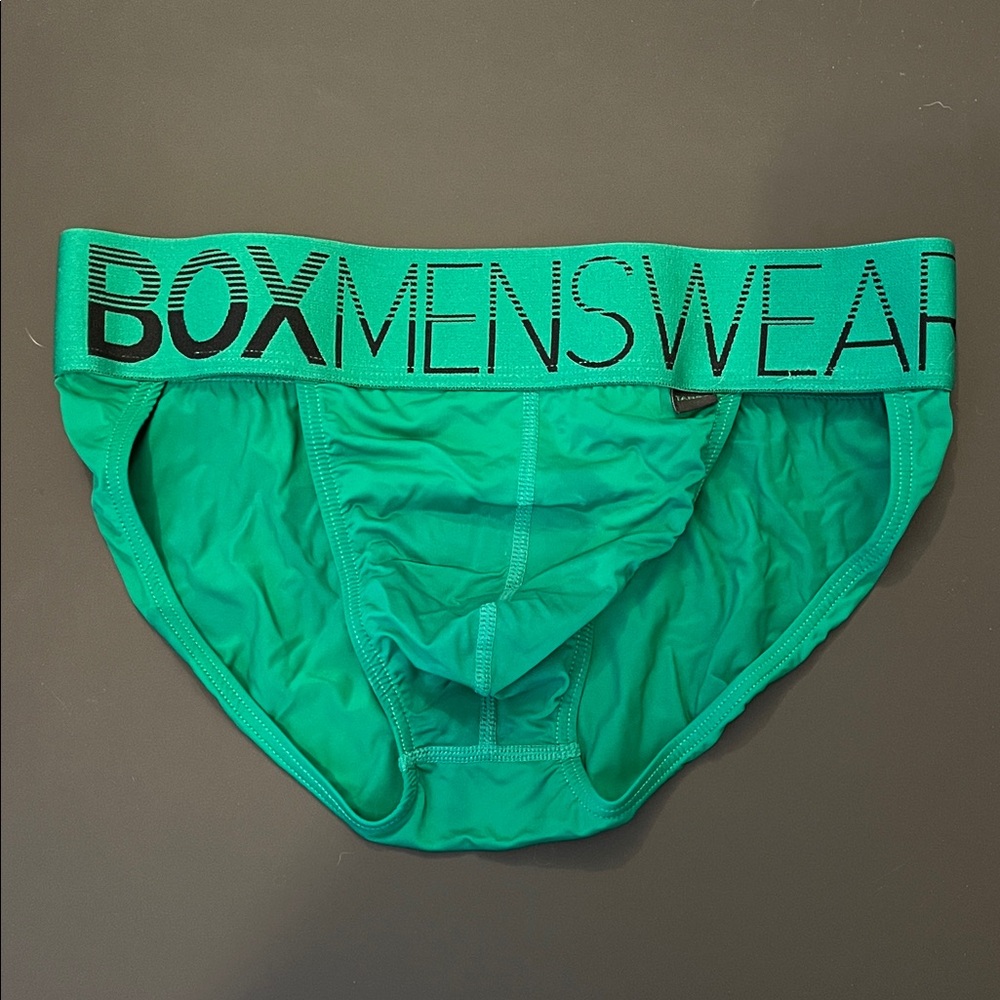 Box Menswear Vibrant Green Briefs